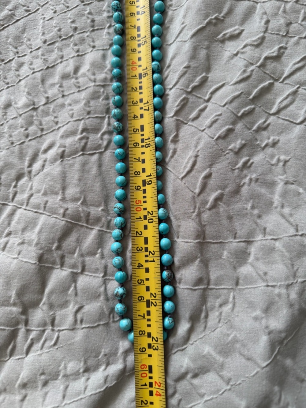 Natural Turquoise En...cklace for Her 47.5" - Picture 3 of 9